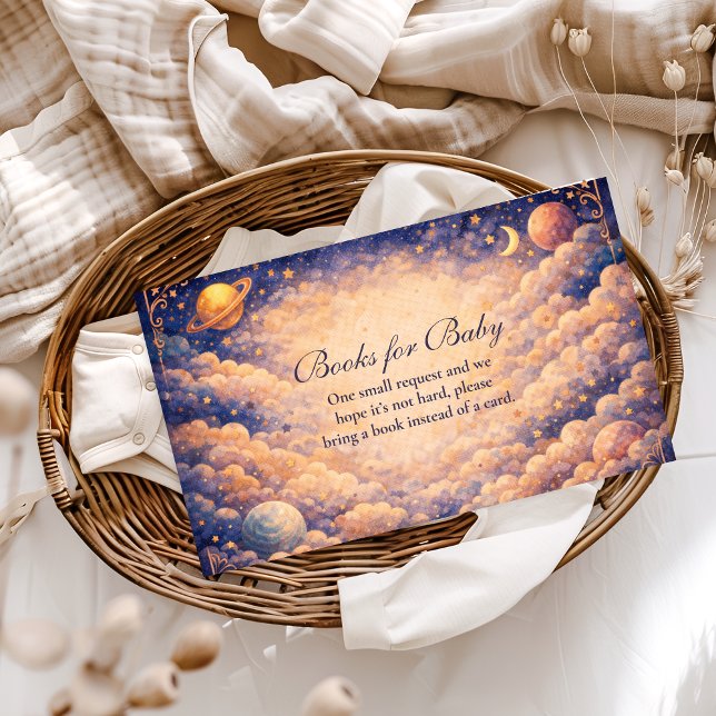 Celestial Cloud Planets Books for Baby  Enclosure Card (Creator Uploaded)