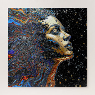 "Celestial Cognition" – A Surreal Portrait Jigsaw Puzzle