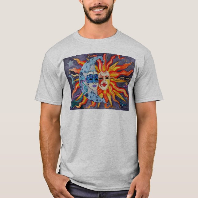 Celestial Comedy and Tragedy T-Shirt (Front)