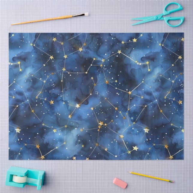 Celestial Constellation Decoupage Tissue Paper (Craft)