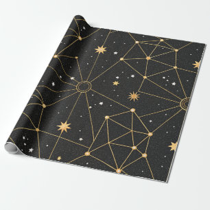Celestial Constellation Star Pattern (3) Wrapping Paper