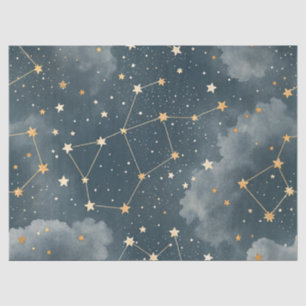 Celestial Constellation Star Pattern (4) Tissue Paper