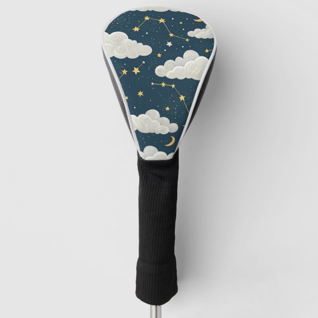 Celestial Constellation Star Pattern (6) Golf Head Cover (Front)