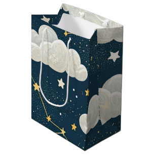 Celestial Constellation Star Pattern (6) Medium Gift Bag