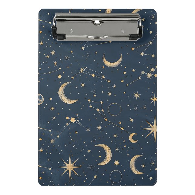 Celestial Constellation - Starry Night (1) Mini Clipboard (Front)