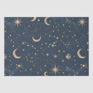 Celestial Constellation - Starry Night (1) Tissue Paper