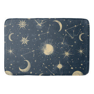 Celestial Constellation - Starry Night (3) Bath Mat