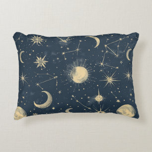 Celestial Constellation - Starry Night (3) Decorative Cushion
