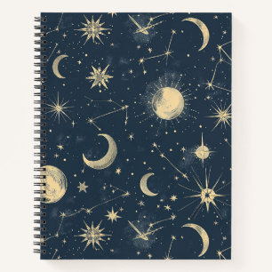 Celestial Constellation - Starry Night (3) Notebook