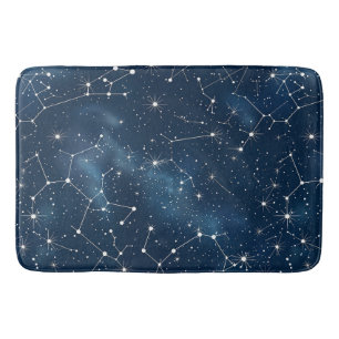Celestial Constellation - Starry Night (4) Bath Mat