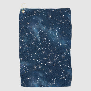 Celestial Constellation - Starry Night (4) Golf Towel