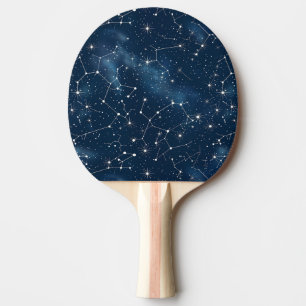 Celestial Constellation - Starry Night (4) Ping Pong Paddle