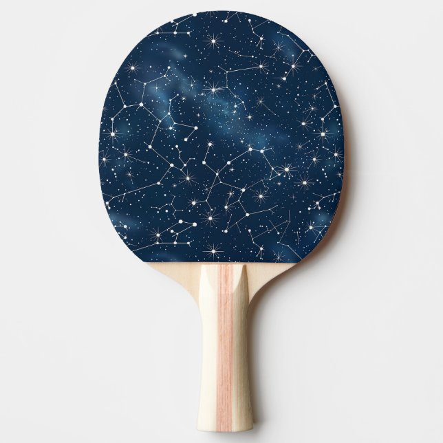 Celestial Constellation - Starry Night (4) Ping Pong Paddle (Front)