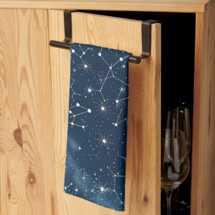 Celestial Constellation - Starry Night (4) Tea Towel