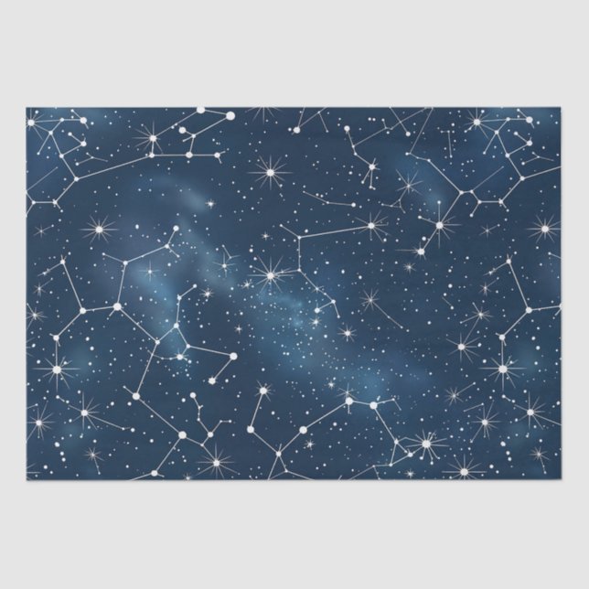 Celestial Constellation - Starry Night (4) Tissue Paper (Front)