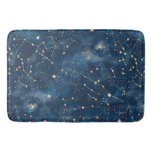 Celestial Constellation - Starry Night (6) Bath Mat