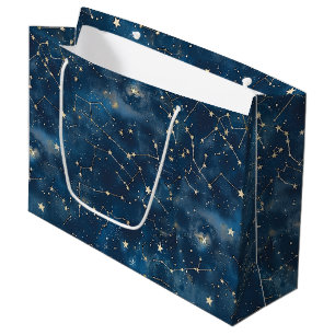 Celestial Constellation - Starry Night (6) Large Gift Bag