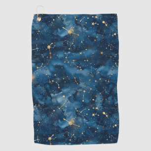 Celestial Constellation - Starry Night (7) Golf Towel