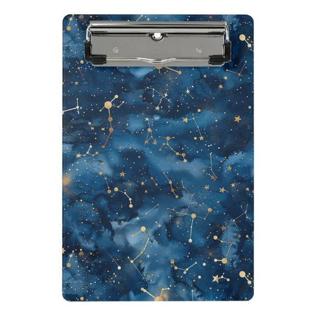 Celestial Constellation - Starry Night (7) Mini Clipboard (Front)