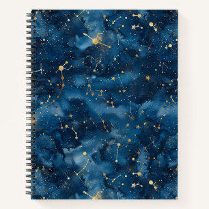Celestial Constellation - Starry Night (7) Notebook