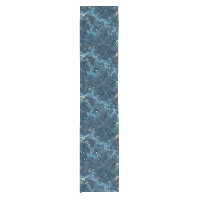 Celestial Constellation - Starry Night (8) Short Table Runner (Front)