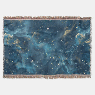 Celestial Constellation - Starry Night (8) Throw Blanket