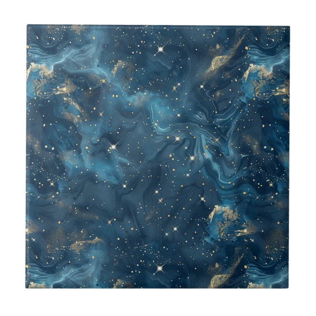 Celestial Constellation - Starry Night (8) Tile (Front)