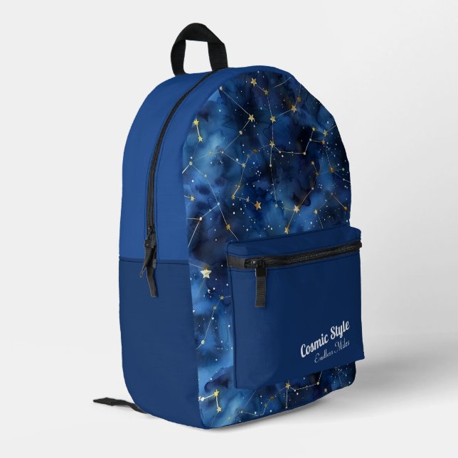 Celestial Constellations Backpack - Cosmic Style (Back Corner Left)