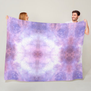 Celestial Cosmic Galaxy Pattern Fleece Blanket
