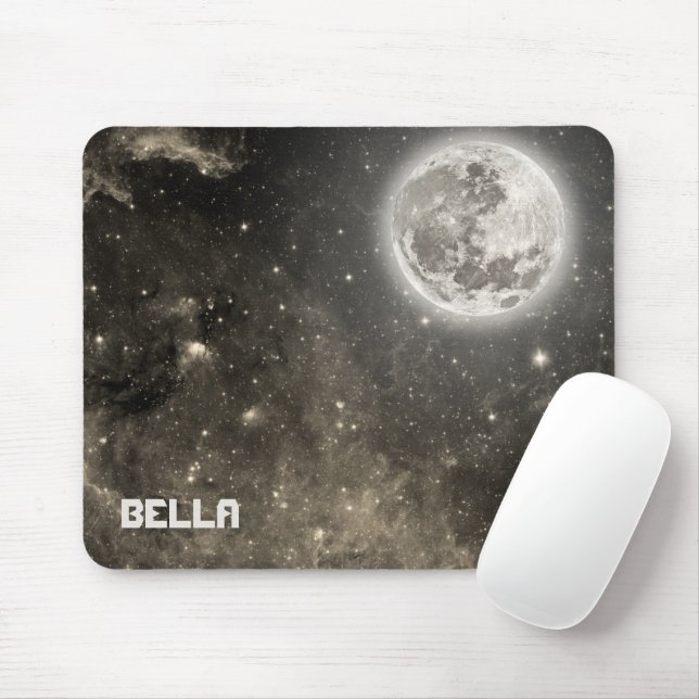 Celestial Cosmic Galaxy Pattern Mouse Mat (With Mouse)
