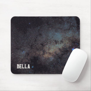 Celestial Cosmic Galaxy Pattern Mouse Mat