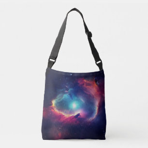 Celestial Cosmos Modern Space Galaxy Sky Crossbody Bag