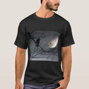 Celestial Crow And The Moon T-Shirt