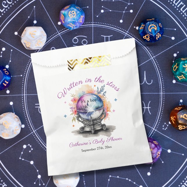 Celestial Crystal Ball Astrology Baby Shower  Favour Bags (Creator Uploaded)