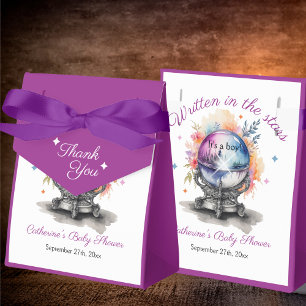 Celestial Crystal Ball Astrology Baby Shower  Favour Box