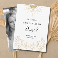 Celestial Dama Proposal for Quinceañera with photo