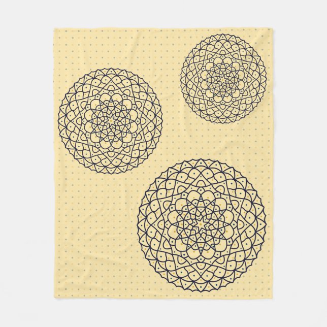 Celestial Day Fleece Blanket (Front)