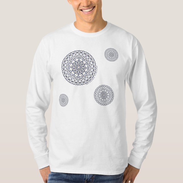 Celestial Day Men's Light Shirt (Front)