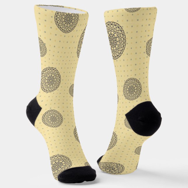 Celestial Day Socks (Angled)