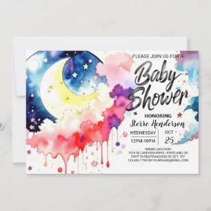 Celestial Delight Baby Shower Invitation
