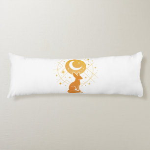 Celestial Desert Fox – Moon and Stars Cosmic  Body Cushion