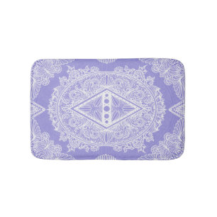 Celestial Diamond Mandala Bath Mat