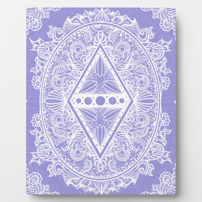 Celestial Diamond Mandala Plaque (Front)
