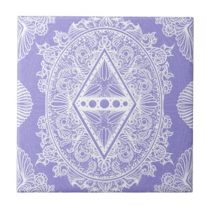 Celestial Diamond Mandala Tile