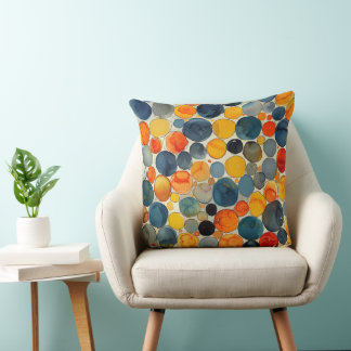 Celestial Dots Throw Pillow