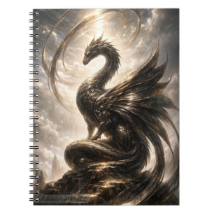 Celestial Dragon Guardian Fantasy Notebook