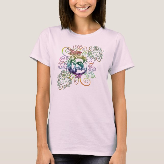 Celestial Dragon Rider T-Shirt (Front)