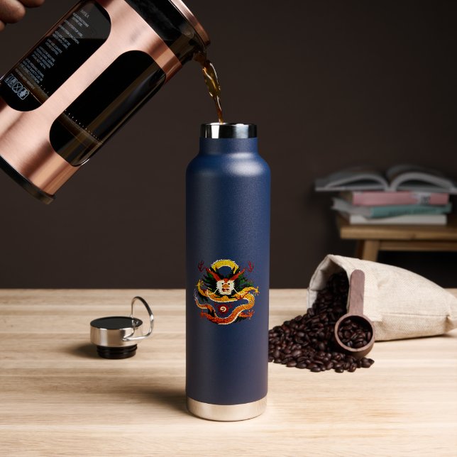 Celestial Dragon Water Bottle (Coffee)