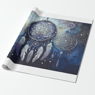 Celestial Dream Catcher, Twilight Stars Wrapping Paper