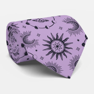 Celestial dream lilac and black tie